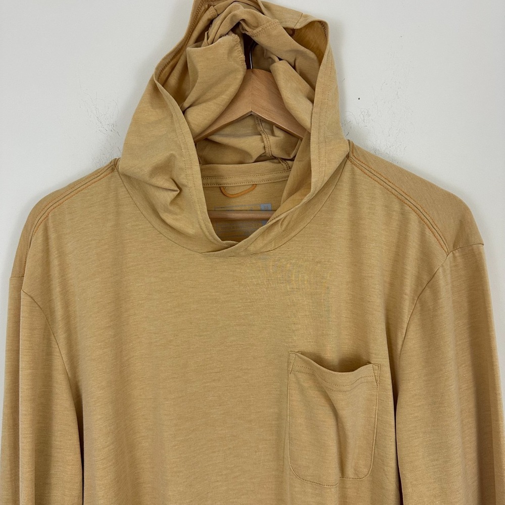 Marsh Wear Buxton Tech Hoodie Mustard Yellow Long Sleeve Pocket Pullover Mens XL